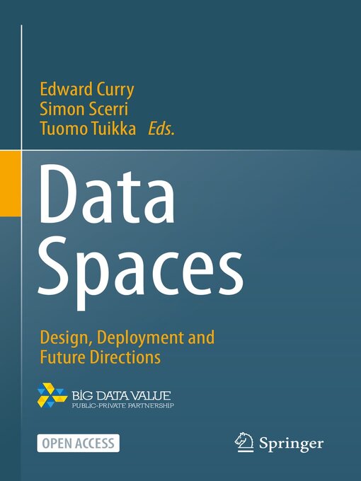 Title details for Data Spaces by Edward Curry - Available